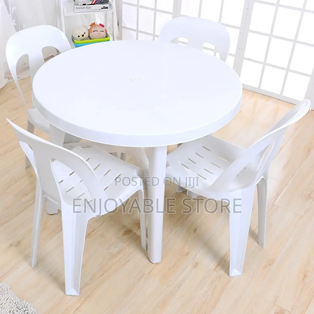 Plastic Table Chairs Set