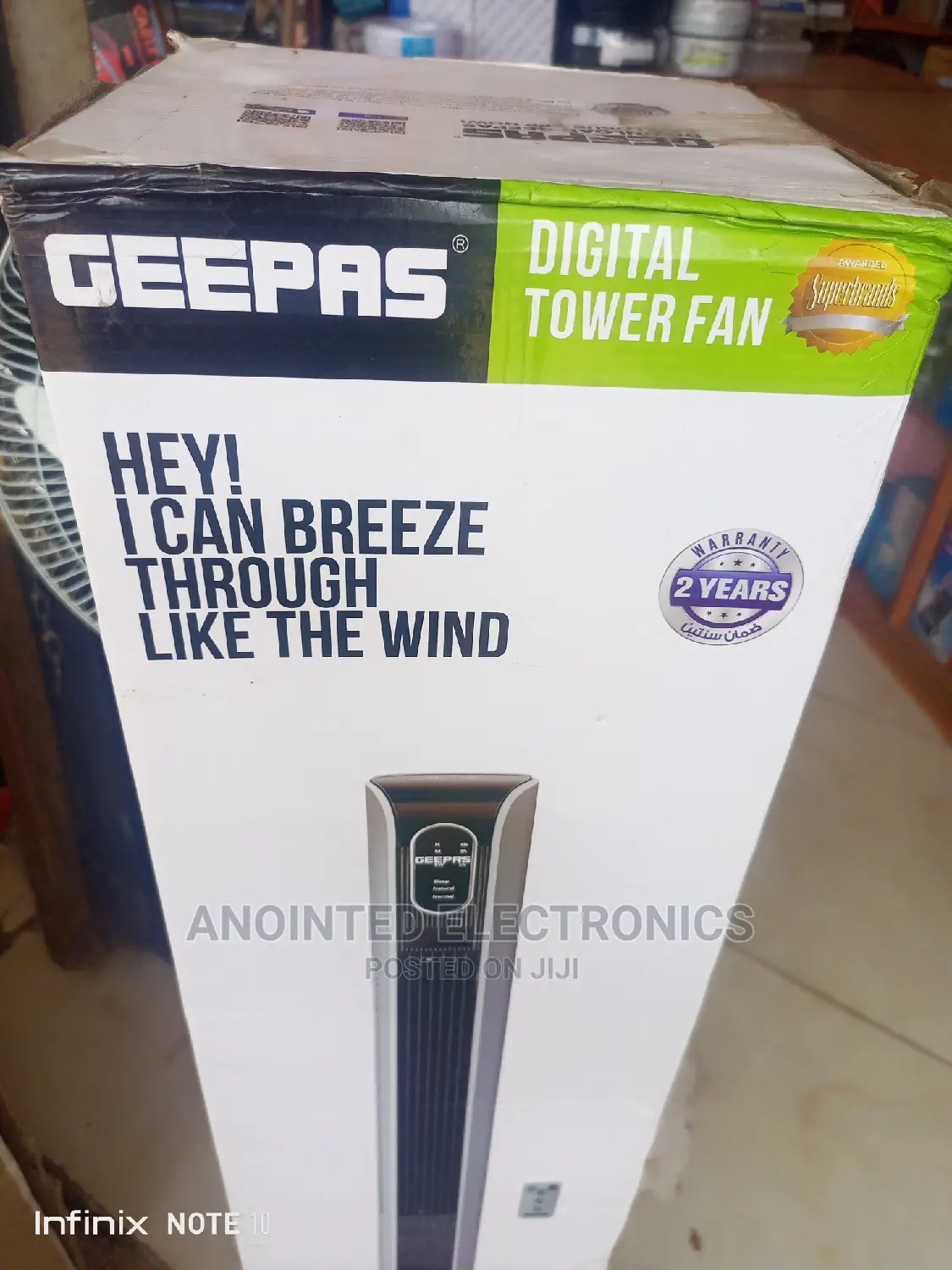 Geepaz Tower Fan