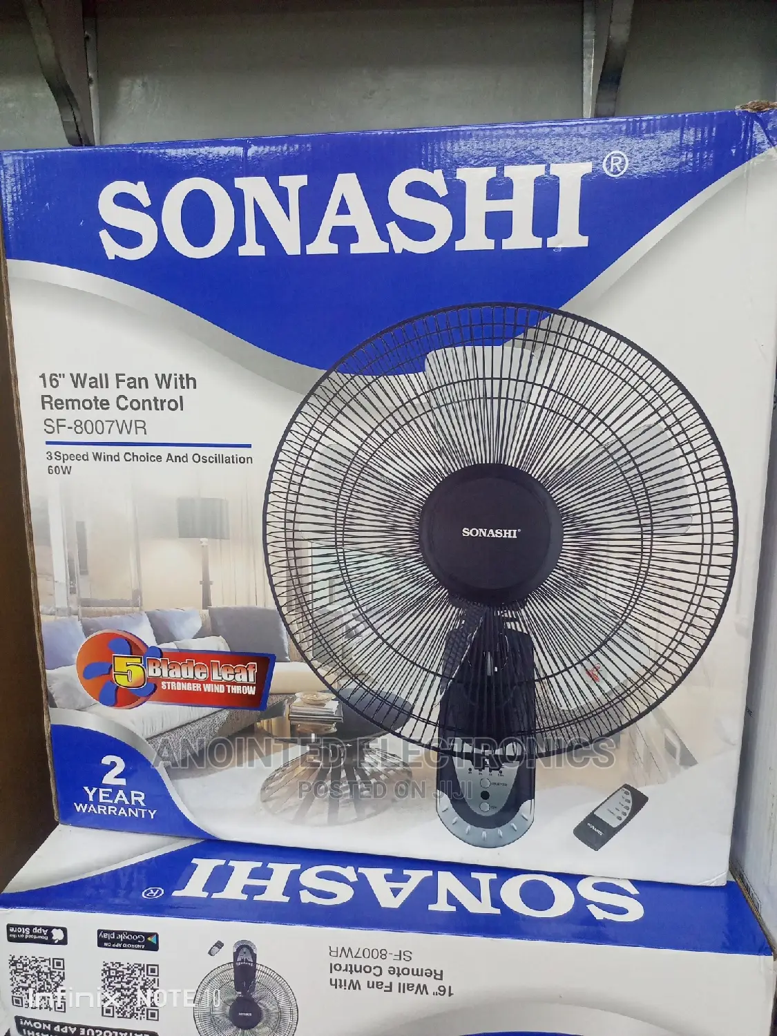 Wall Fans With a Remote