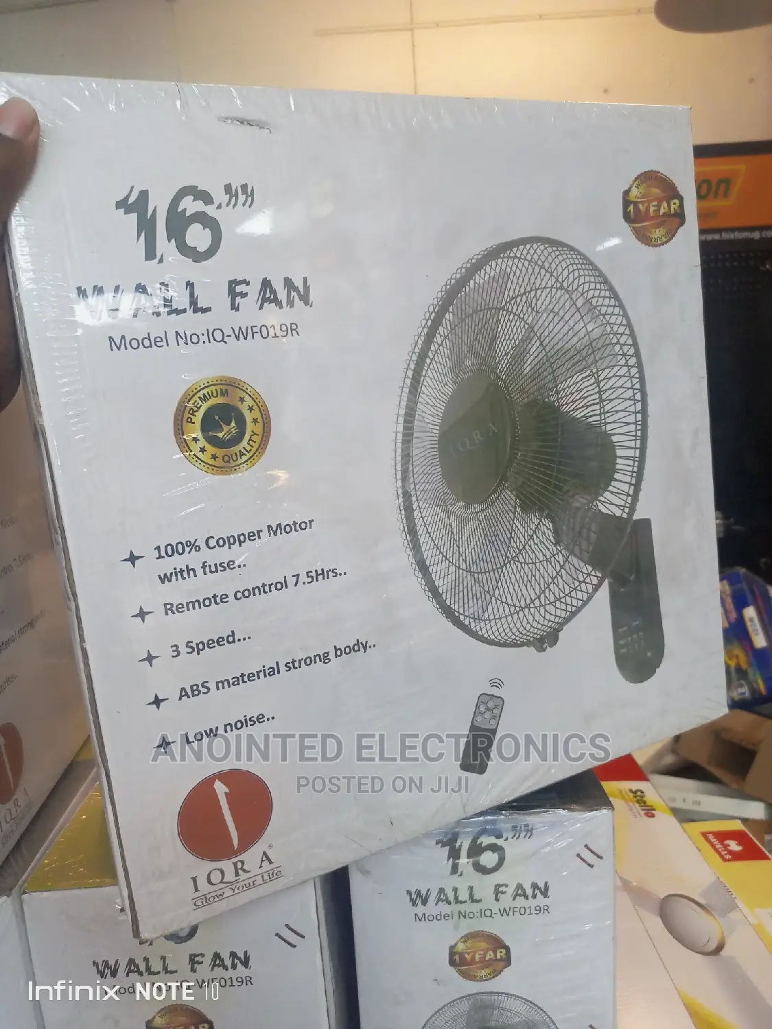 Wall Fans With a Remote