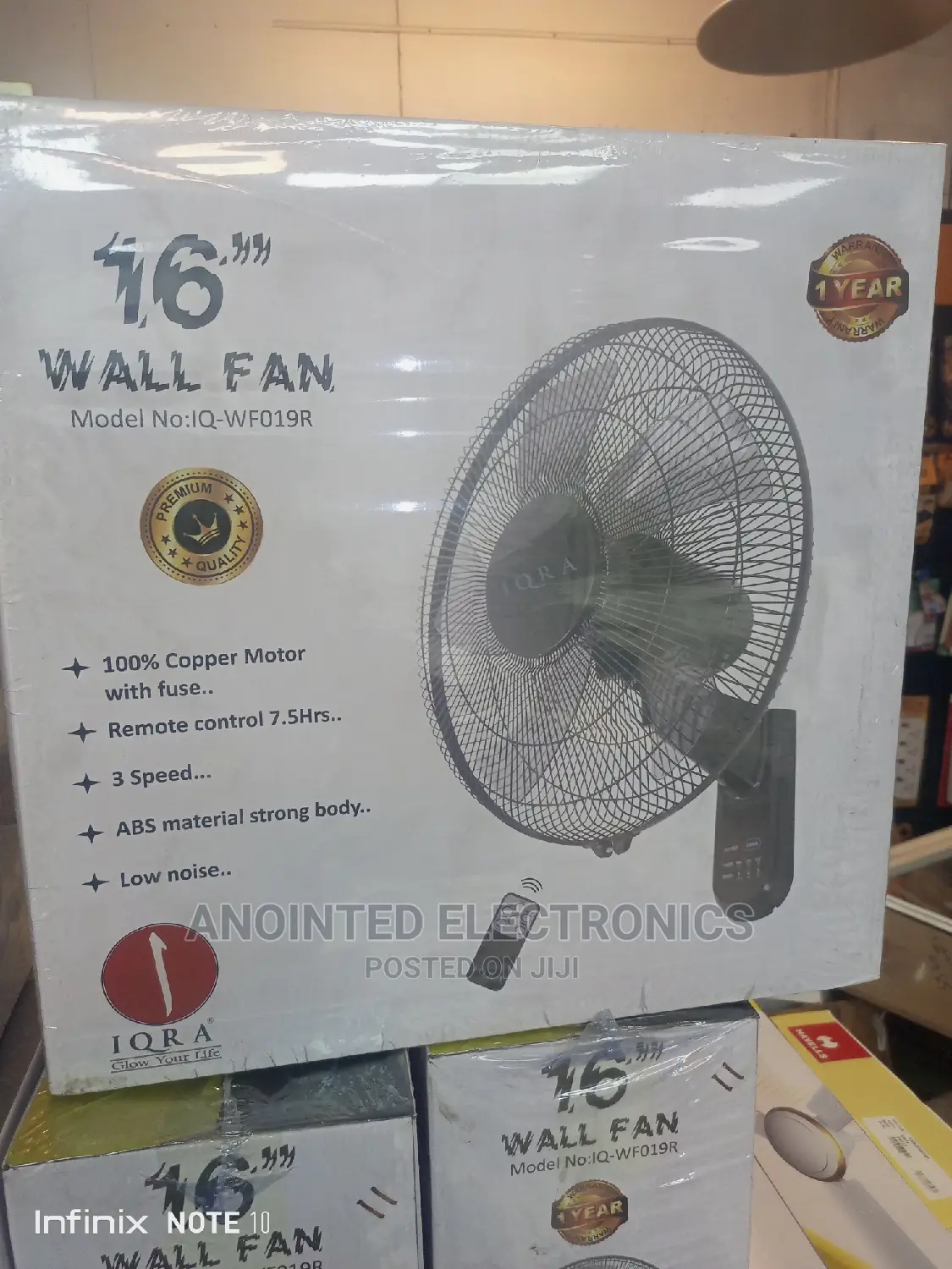 Wall Fans With a Remote