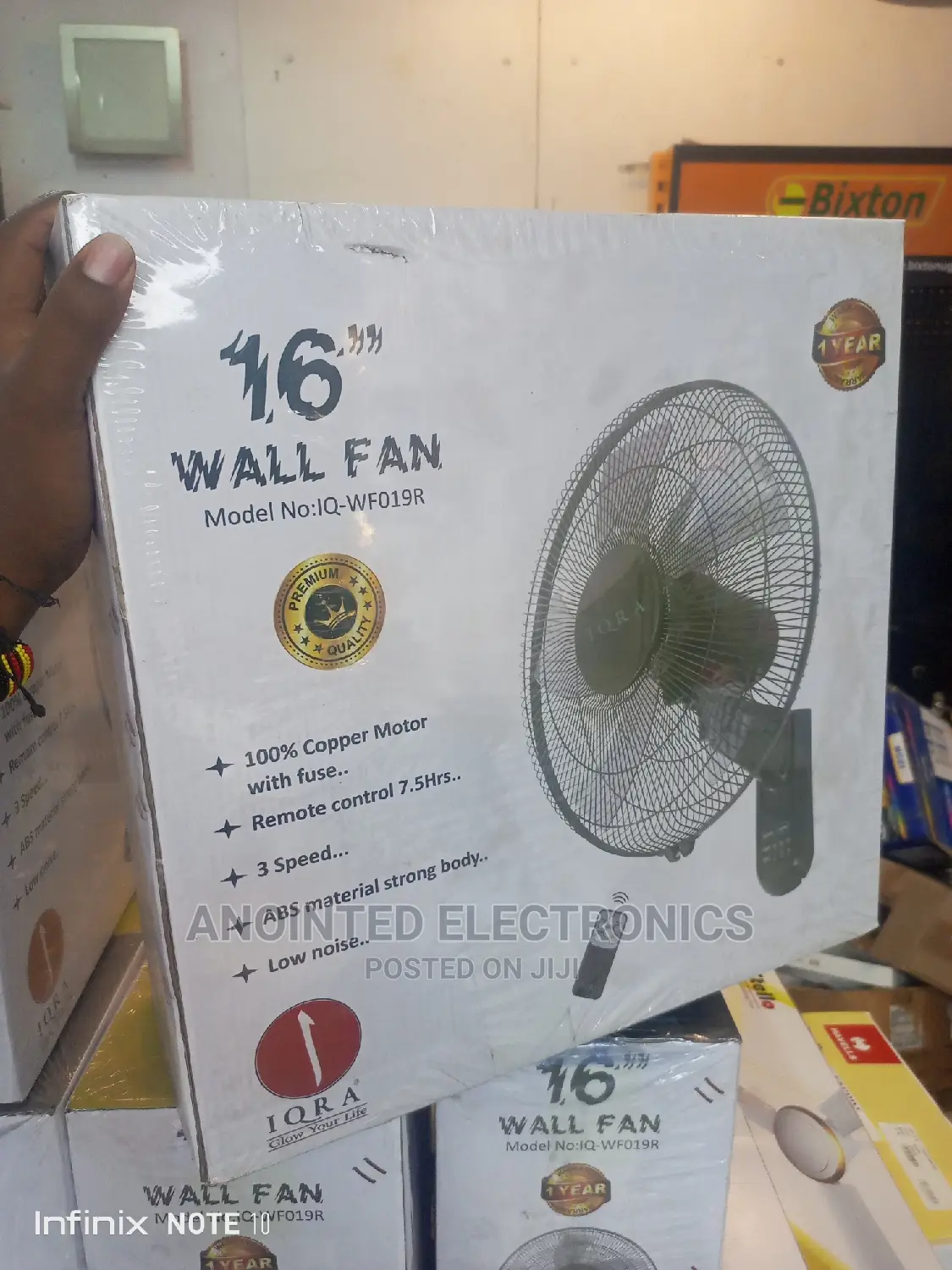Wall Fans With a Remote