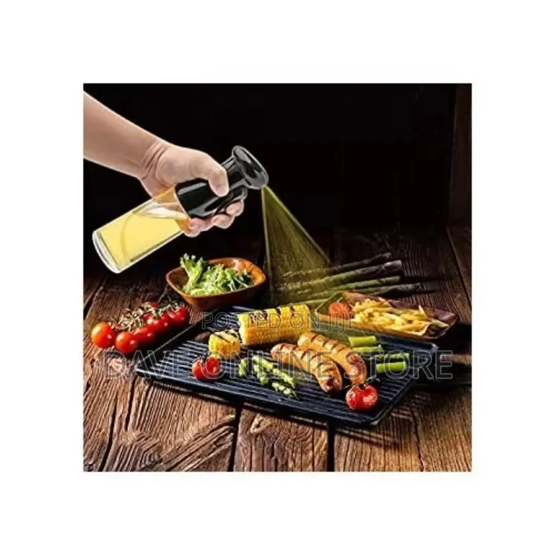 200ml Glass Cooking Vinegar Oil Sprayer Dispenser Bottle -