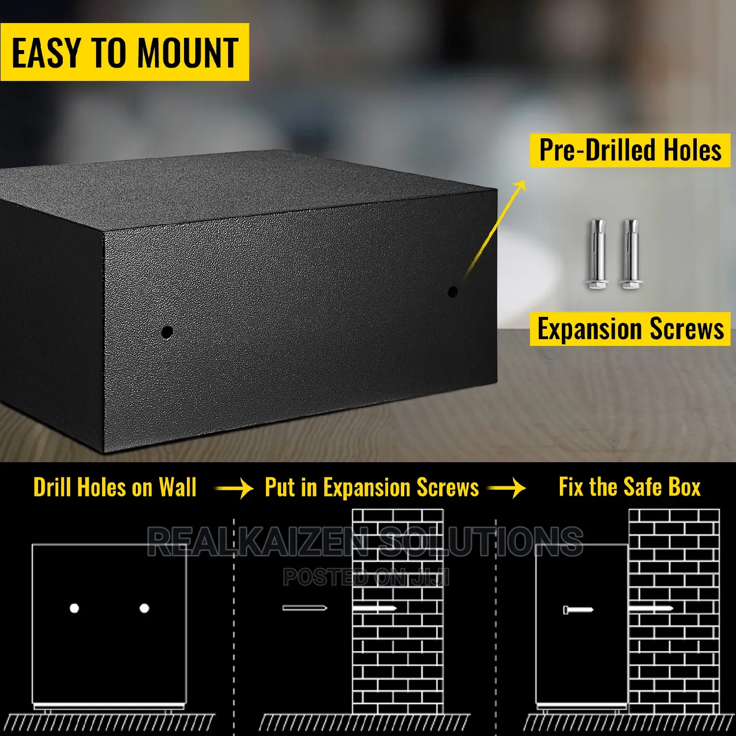 UNIVERSAL 16L Small Digital | Keypad | Key | Depository Safe