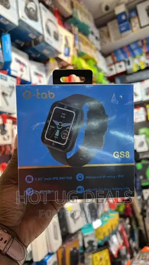 Smat Watch Full Touch Screen Watch for Andriod Ios- Black