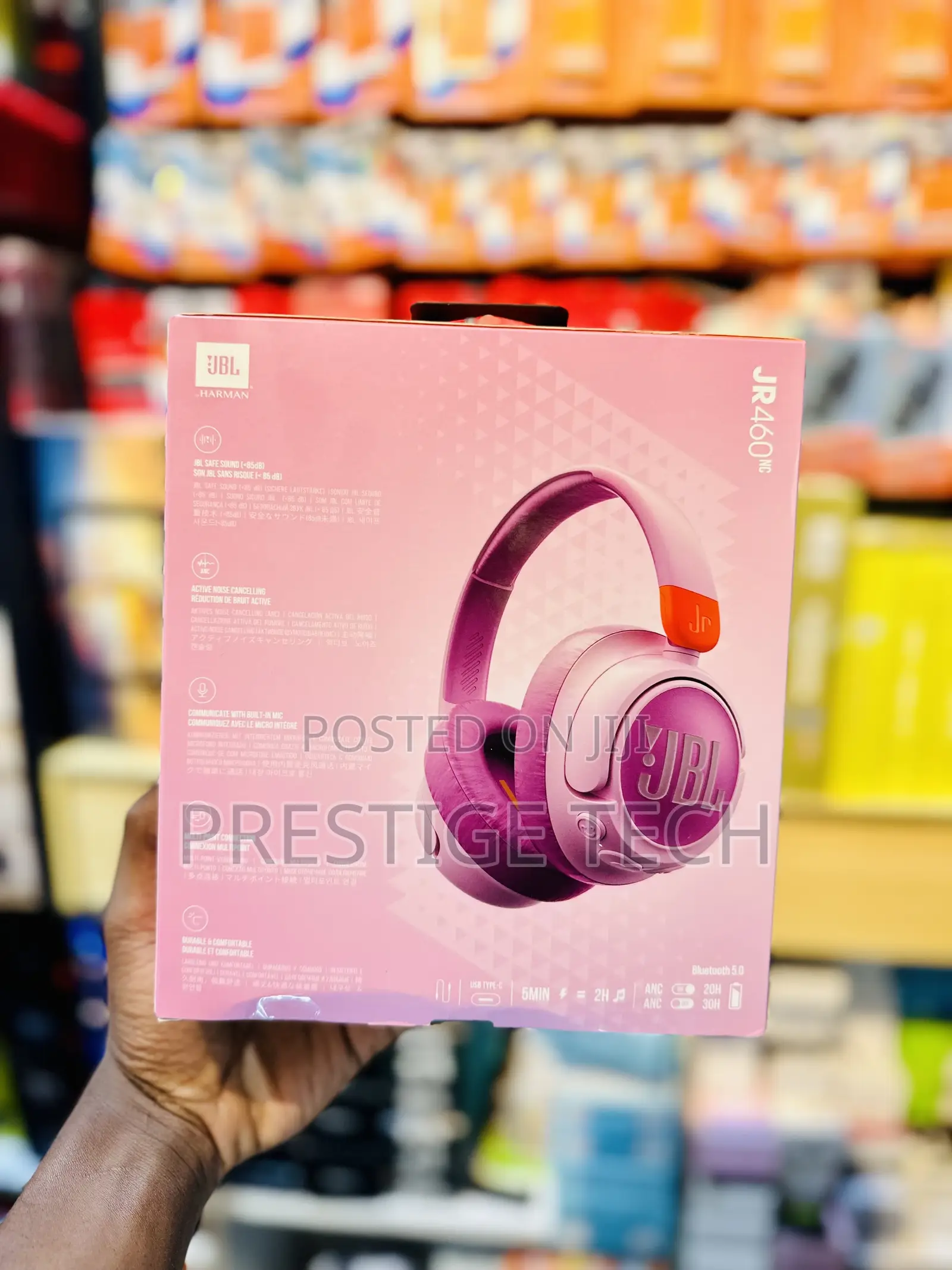 JBL JR460 Noise Cancellation Bluetooth Kids Headphones
