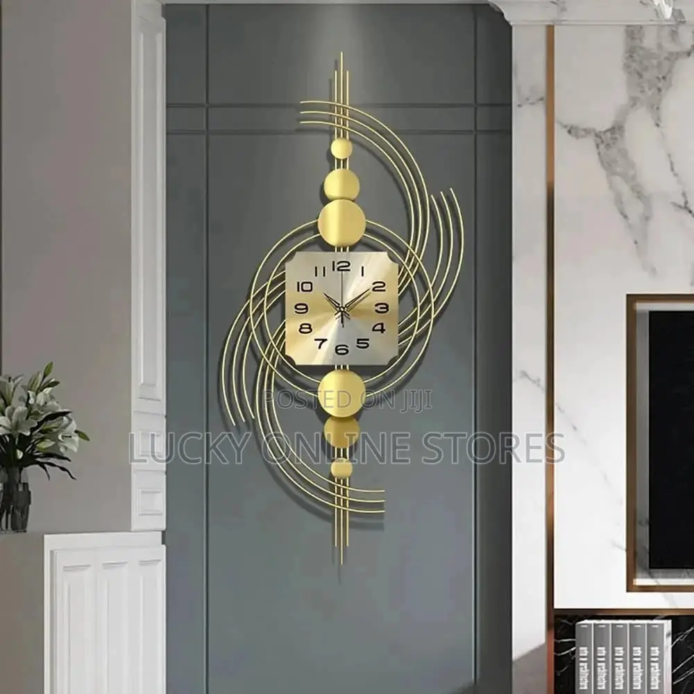 Modern Metal Wall Clock