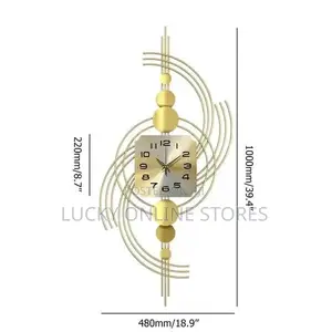 Modern Metal Wall Clock