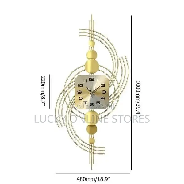 Modern Metal Wall Clock