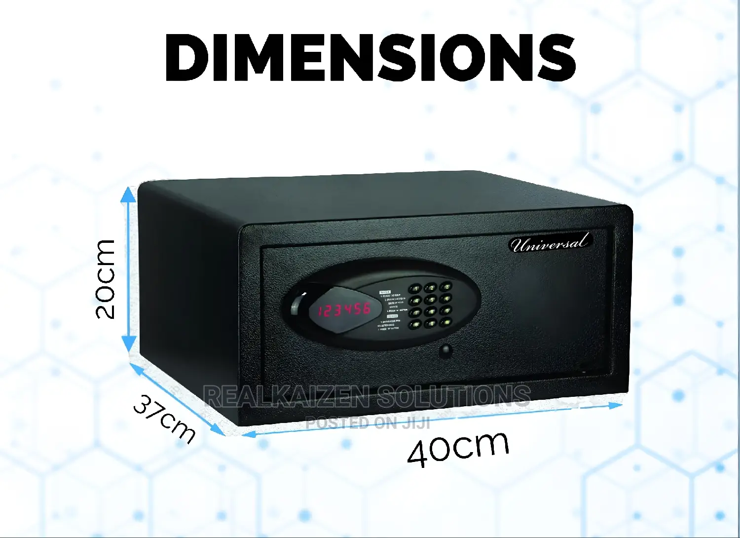 UNIVERSAL Electronic Brick Digital Black Keypad & Key Safe