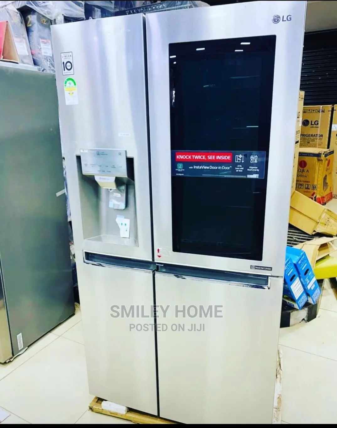 LG Smart Refrigerator Side by Side.