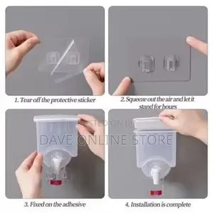 Wall Mounted Oil Sauce Vinegar Storage Bottle Dispenser