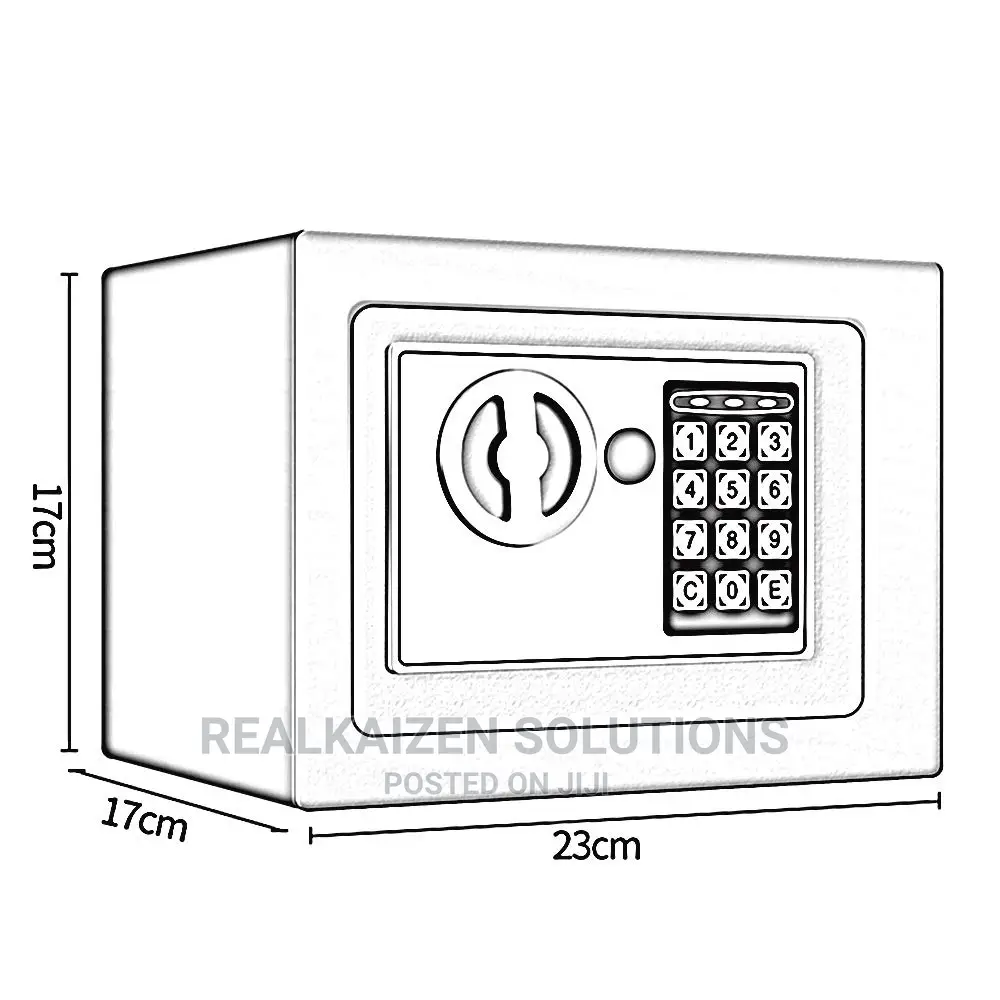 UNIVERSAL Electronic Code And Key Small Safe