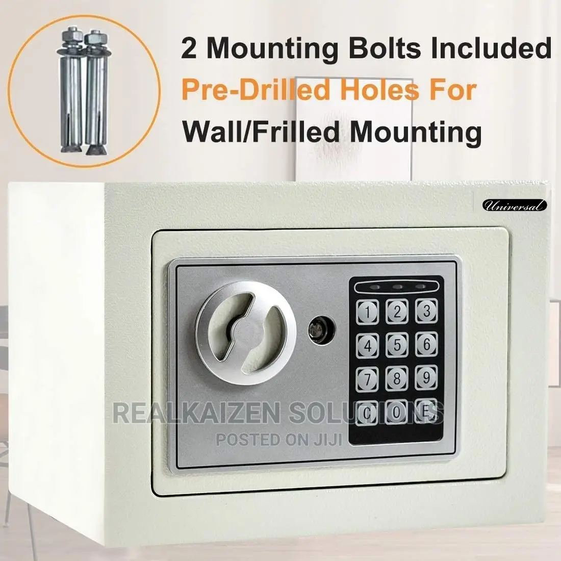 UNIVERSAL Electronic Code And Key Small Safe