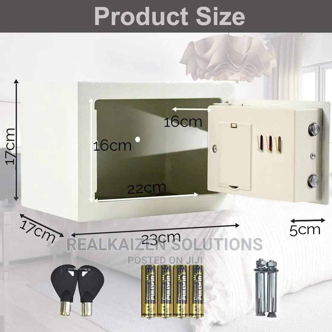 UNIVERSAL Electronic Code And Key Small Safe