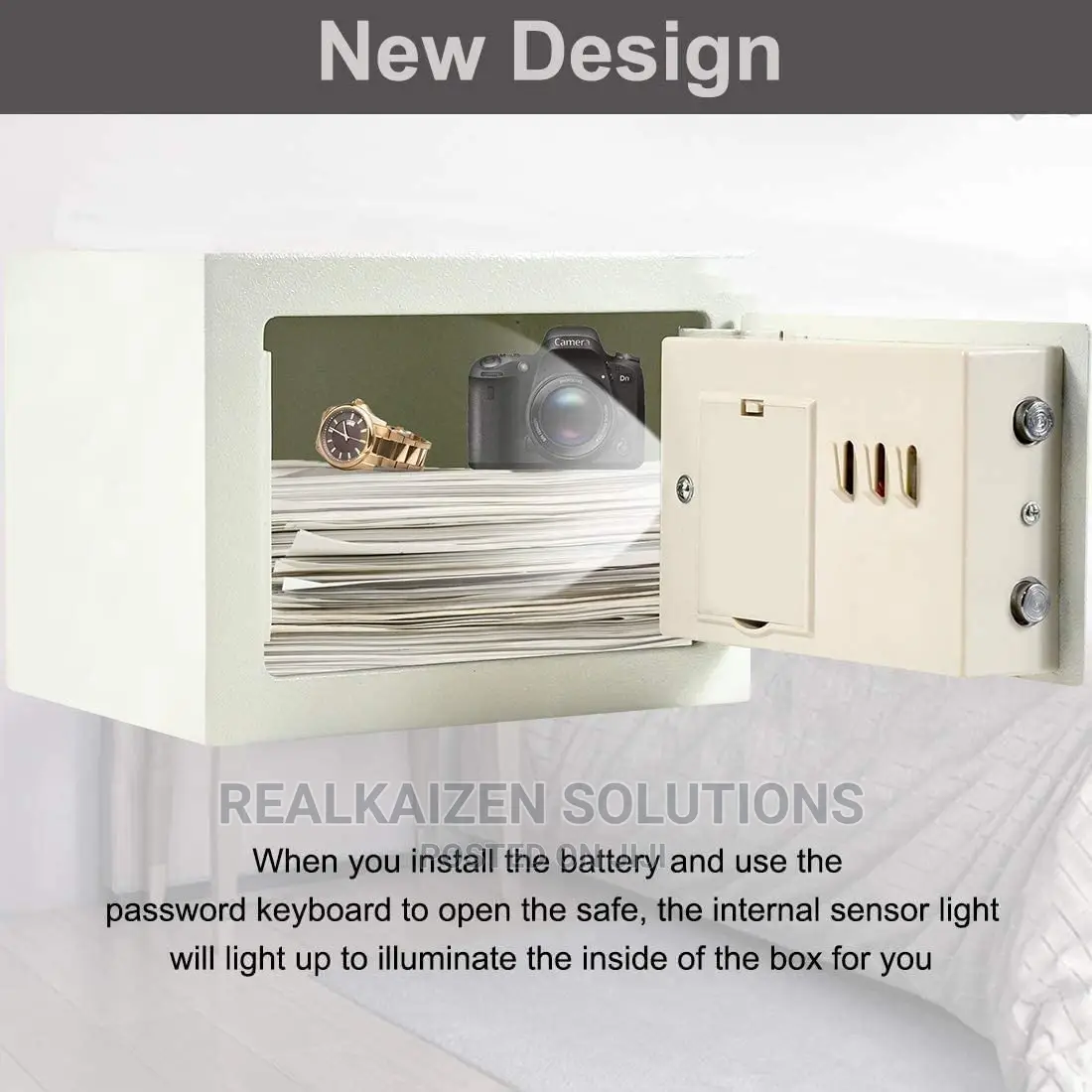UNIVERSAL Electronic Code And Key Small Safe