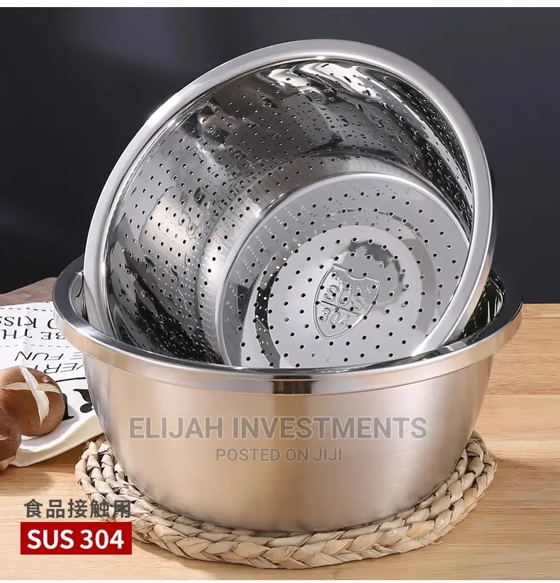 30cm Rice, Vegetable Washing Strainer/ Colander -Slicer