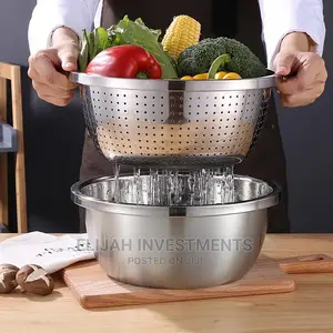 30cm Rice, Vegetable Washing Strainer/ Colander -Slicer