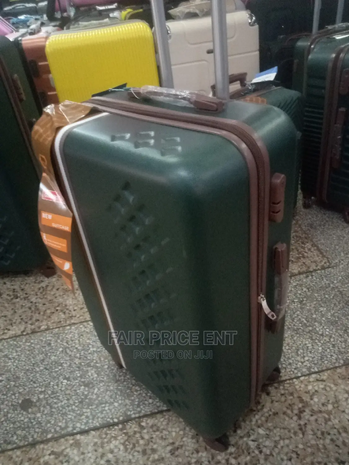 Plastic Suitcase Medium ( Green)