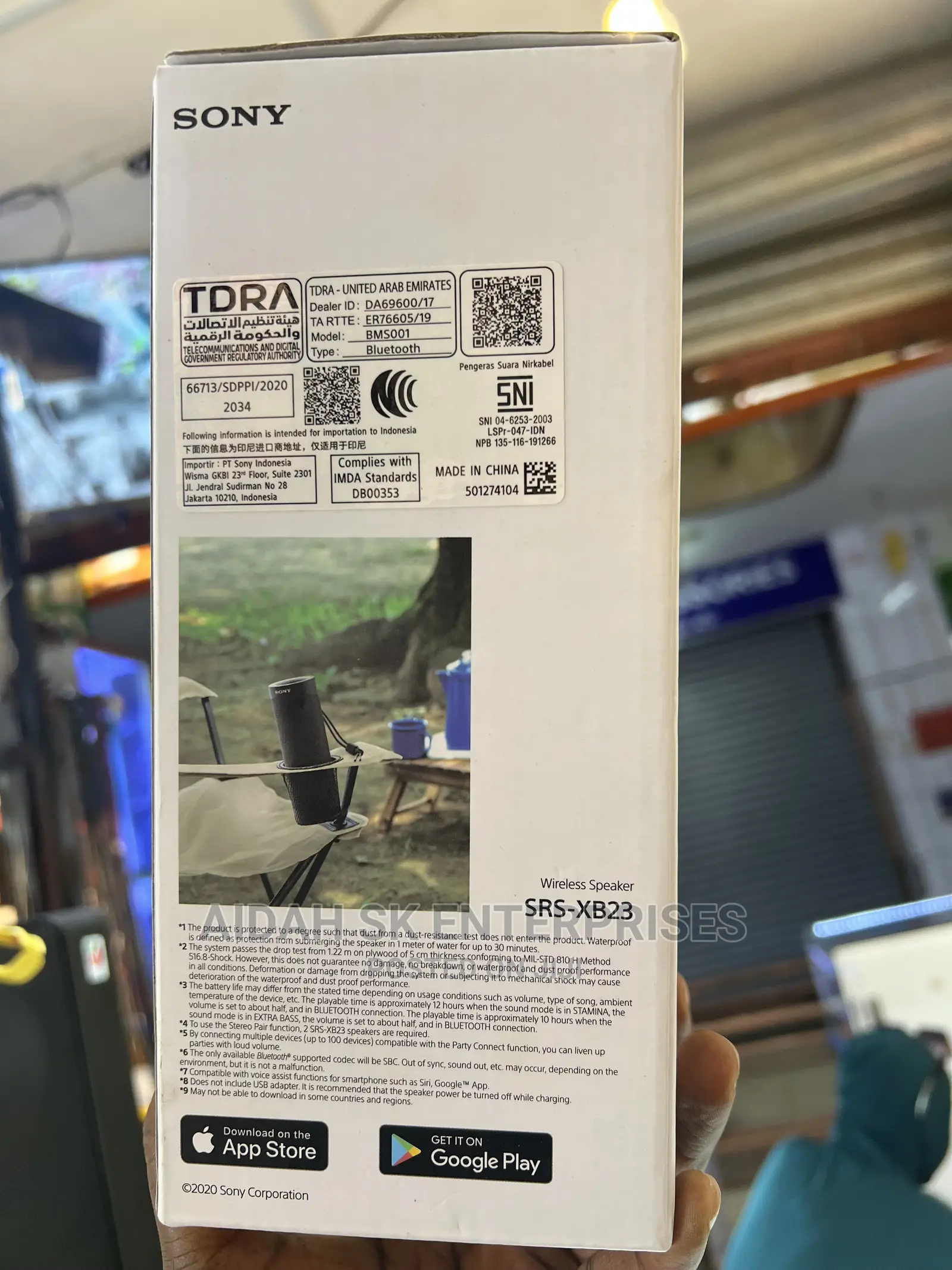 SRS-XB23 Wireless Speaker
