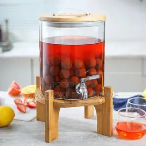 5 L Glass Drinks Dispenser Jar