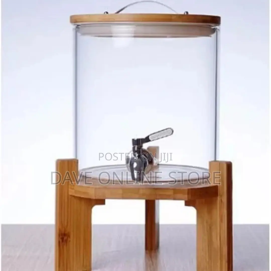 5 L Glass Drinks Dispenser Jar