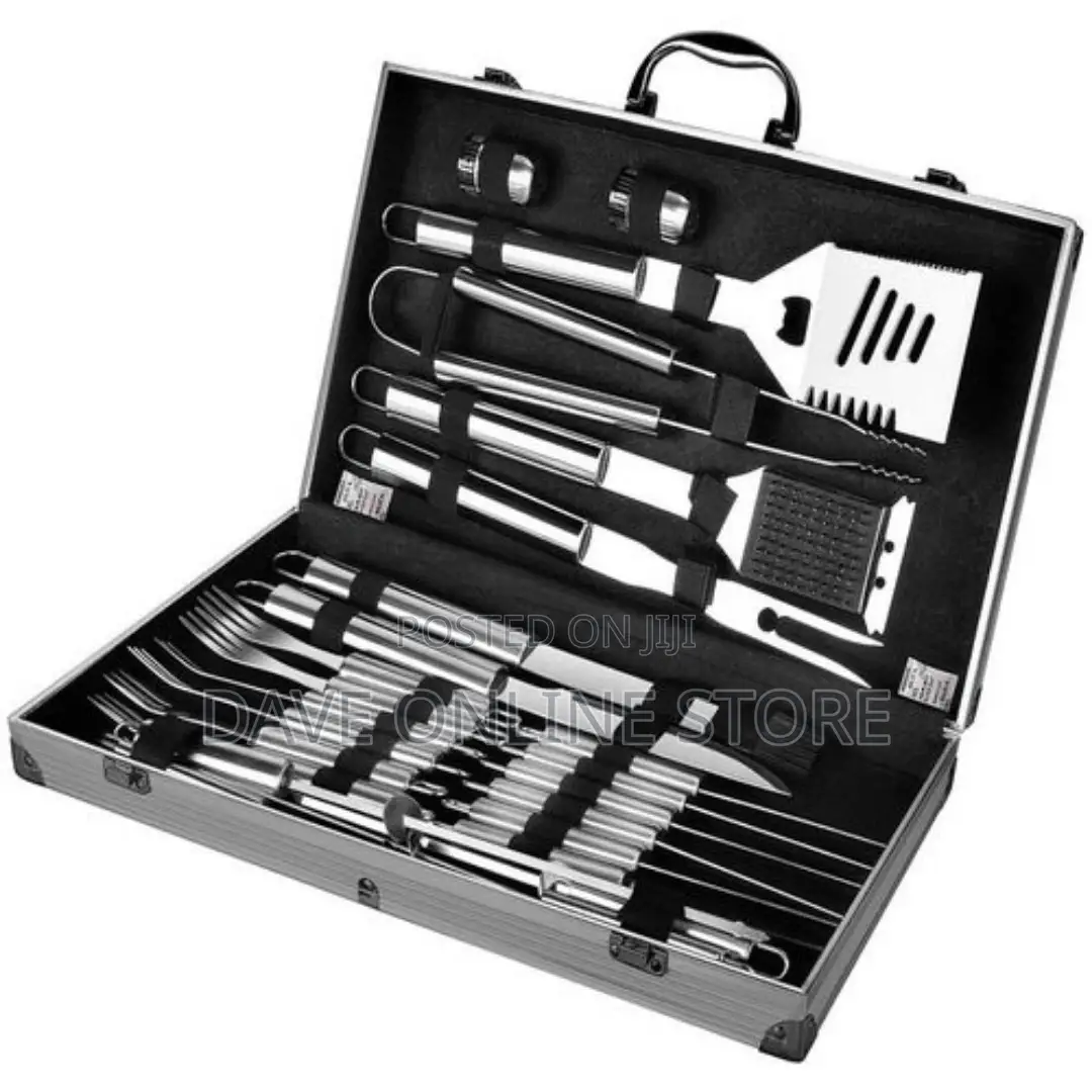 26pc Barbecue Tools Grilling Utensil Accessories