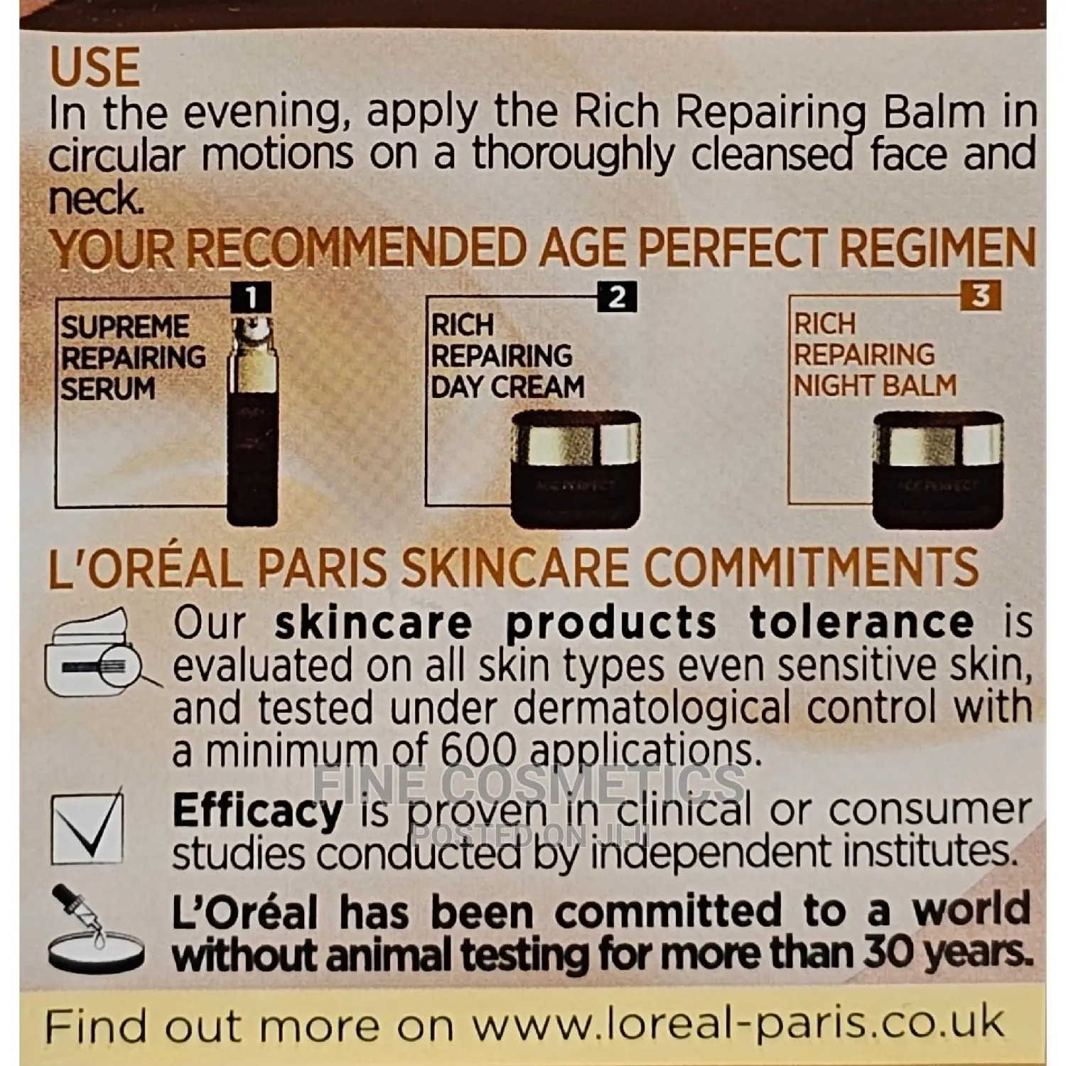 Loreal Age Perfect Intense Renourish Manuka Honey Nightcream