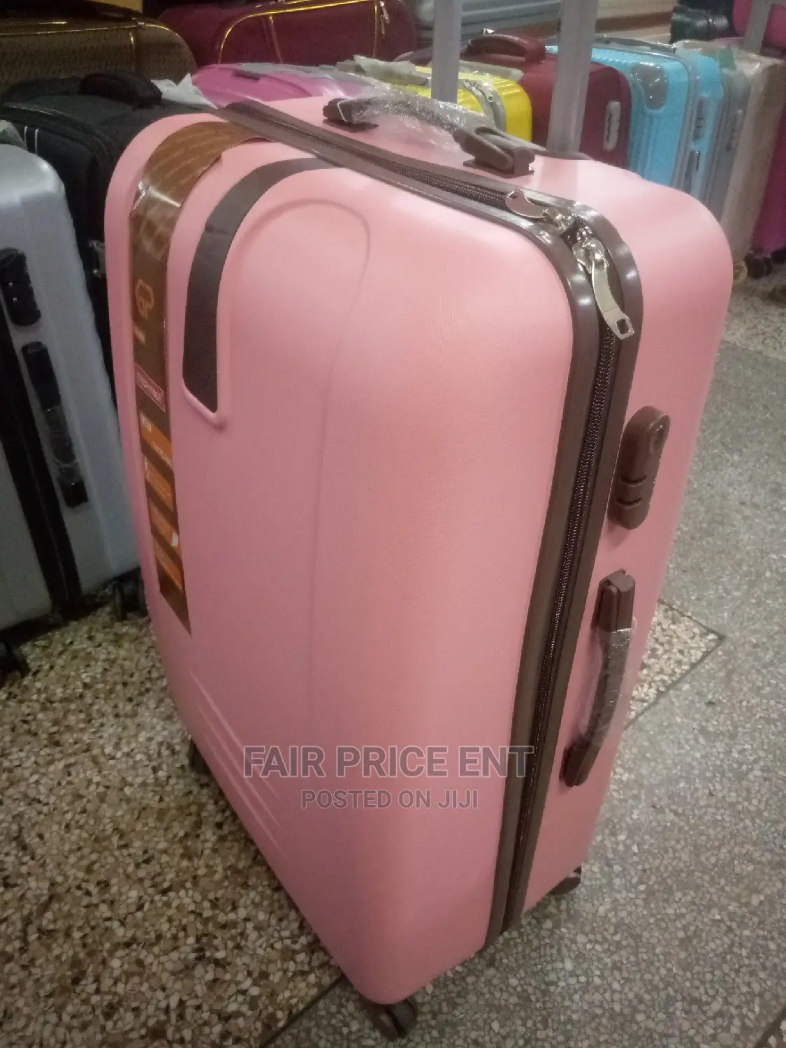 Original Plastic Suitcase by Good Partner Large ( Pink)