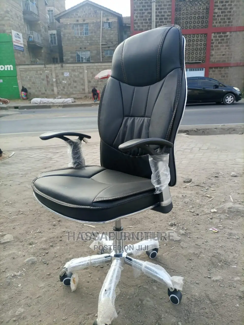 Reclining Leather Office Chair