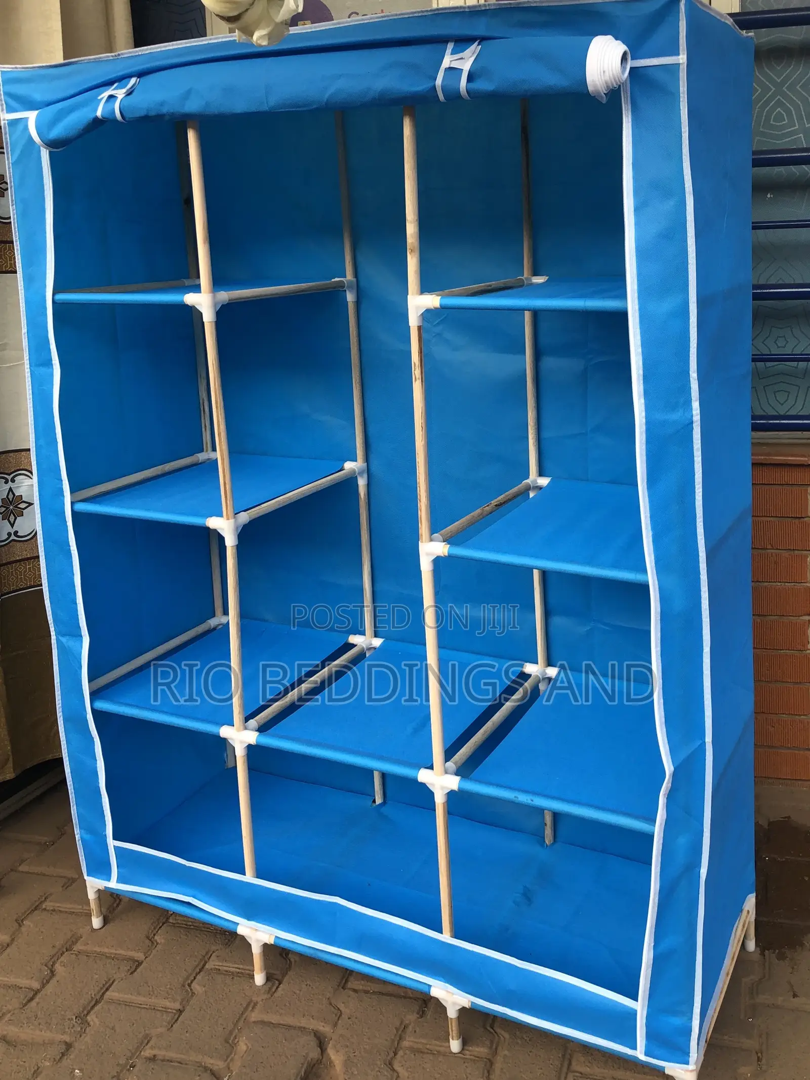 Wooden Wardrobe Three Columns