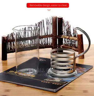 Stainless Steel French Press Coffee Maker Glass Teapot
