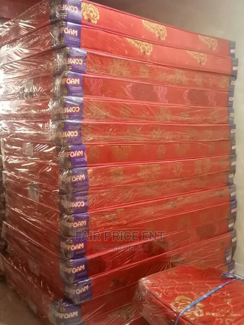 Mattress 6*6 in 6 Inches Super Deluxes( Red