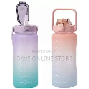1.5L Time Marked Fitness Jug Outdoor Frosted Water Bottle,