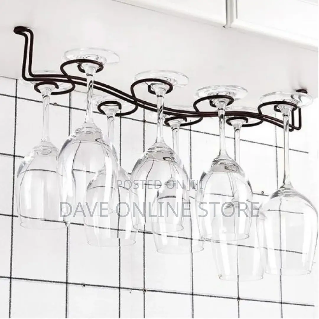 8 Wine Glasses Rack Storage Organizer Holder,