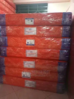 Mattress High Density 6*6 in 8 Inches( Red)