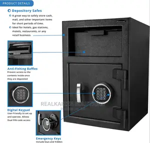 UNIVERSAL Digital Multi-user Keypad Depository Drop-in Safe