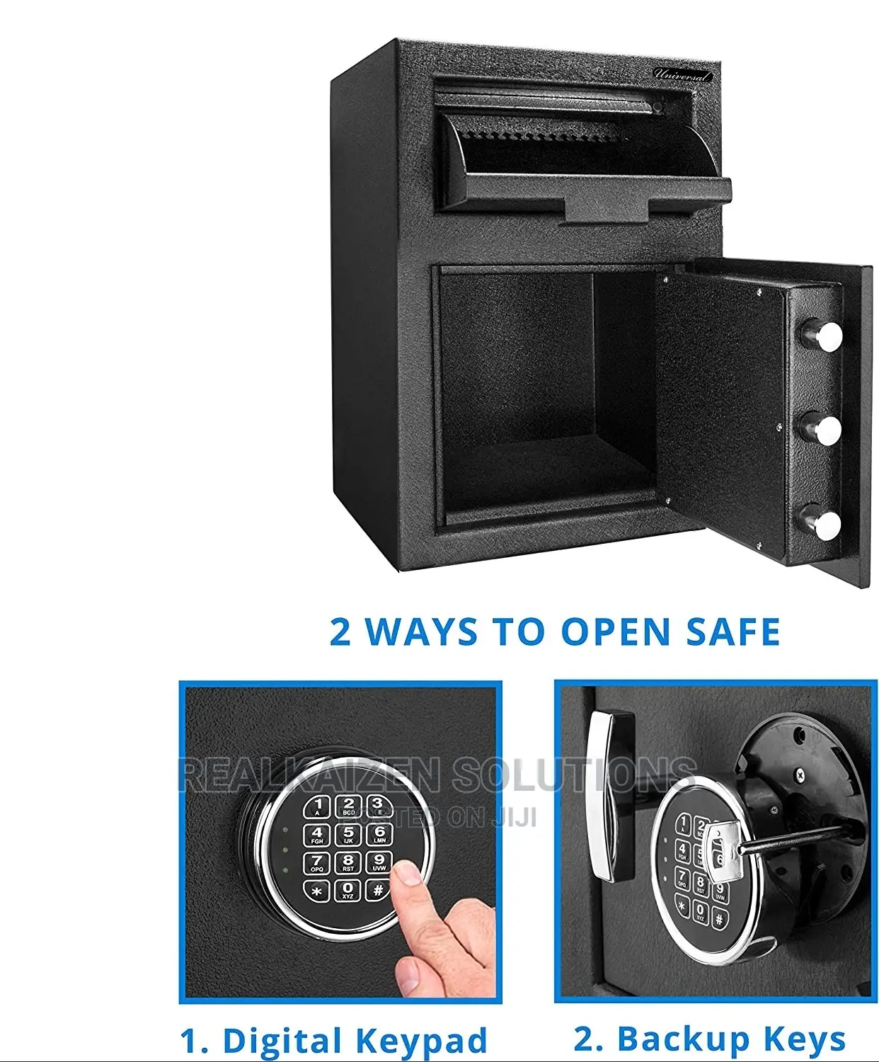 UNIVERSAL Digital Multi-user Keypad Depository Drop-in Safe