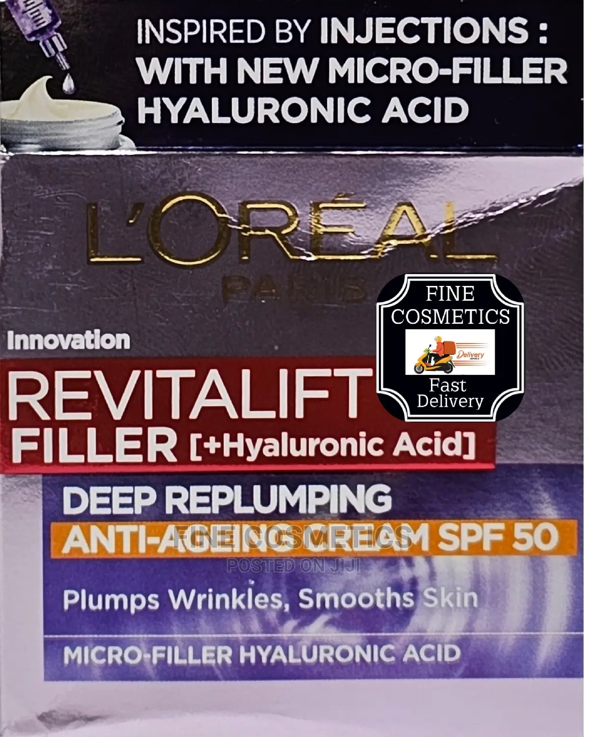 Loréal Revitalift Filler Renew Hyaluronic Acid SPF50 Cream