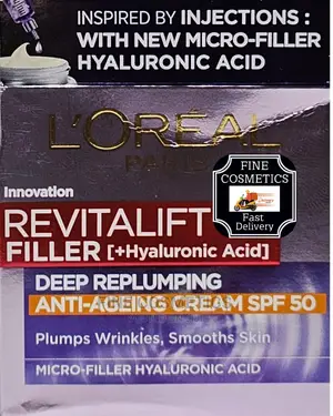 Loréal Revitalift Filler Renew Hyaluronic Acid SPF50 Cream