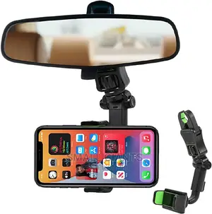 Photo - Multi-Function Rearview Mirror Cell Phone Holder