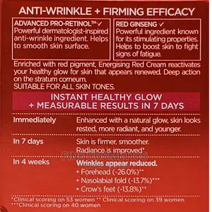 L'oréal Retino Revitalift Anti-Aging Energising Red Cream