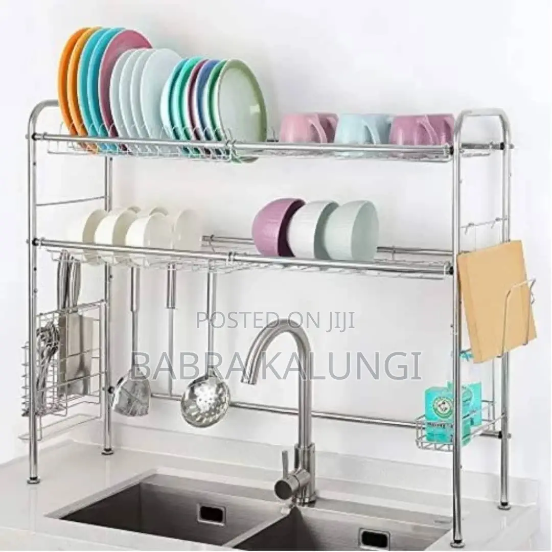 2tier Over the Sink Dish Drying Rack
