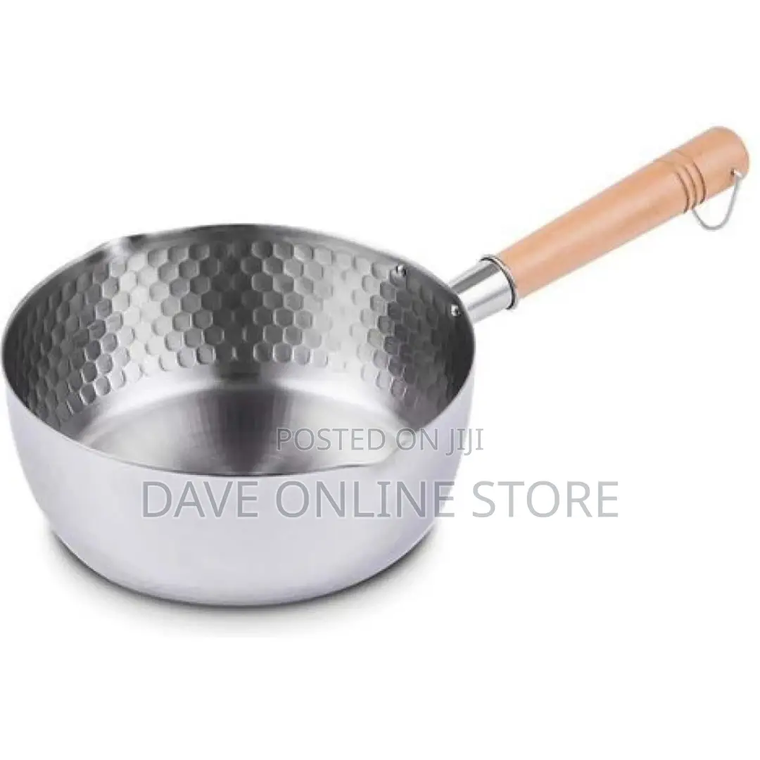 26cm Stainless Steel Wok Pot Milk Saucepan