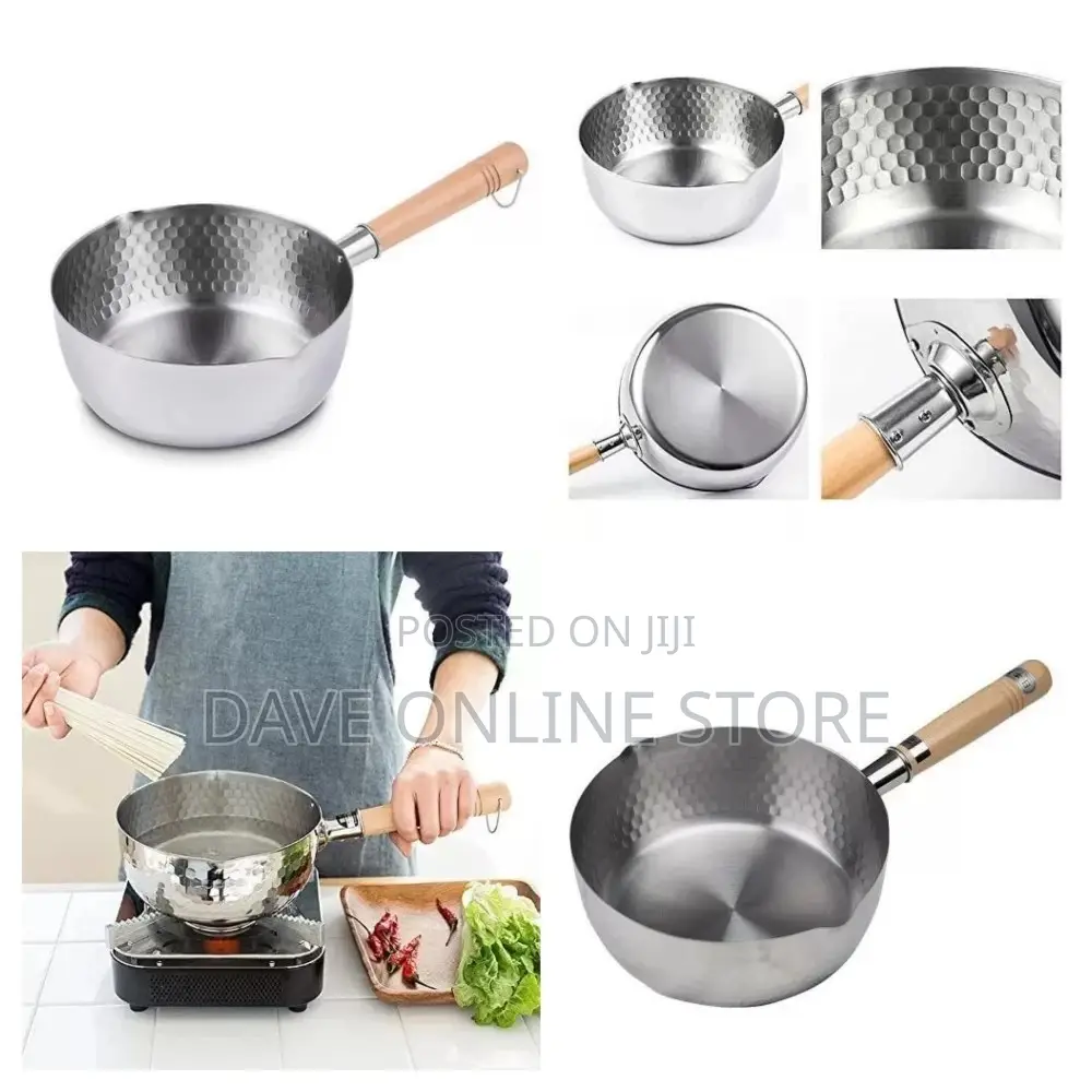 26cm Stainless Steel Wok Pot Milk Saucepan