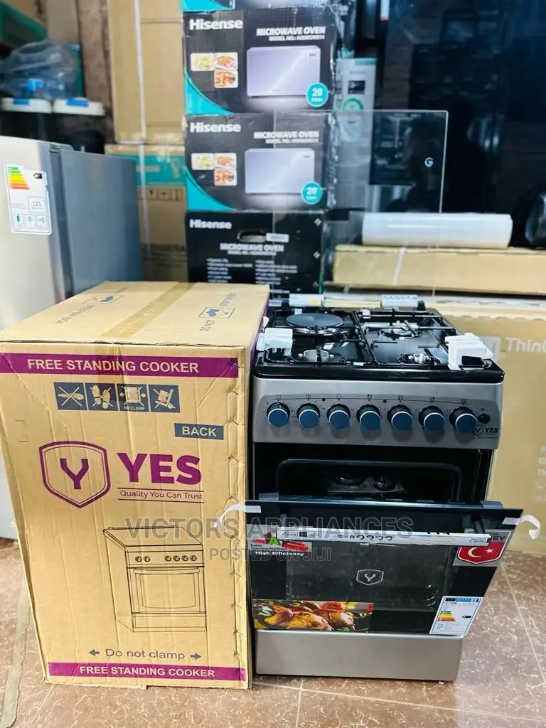 Yes Cooker 3gas 1electric 50x60cm