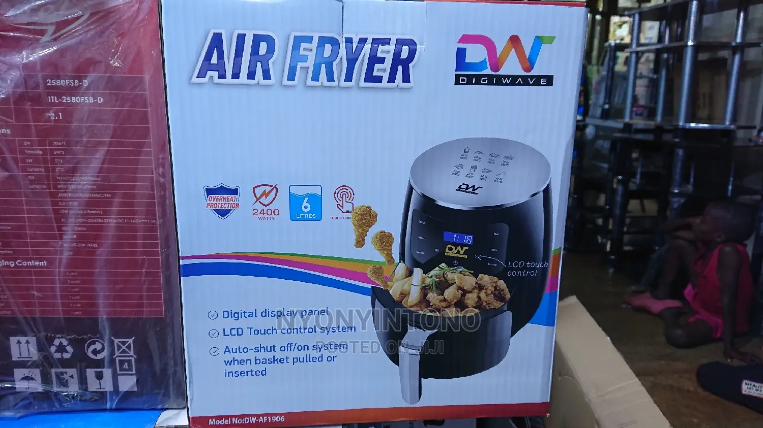 Digiwave 6liters Air Fryer With Timer