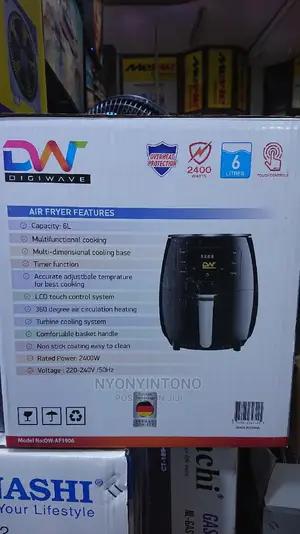 Digiwave 6liters Air Fryer With Timer
