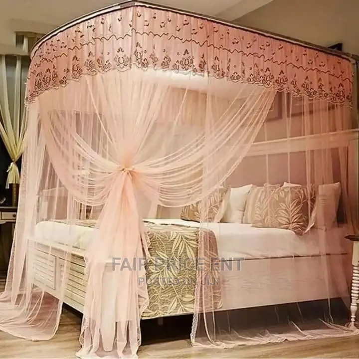 Two Stand Mosquito Net.5*6( Cream)