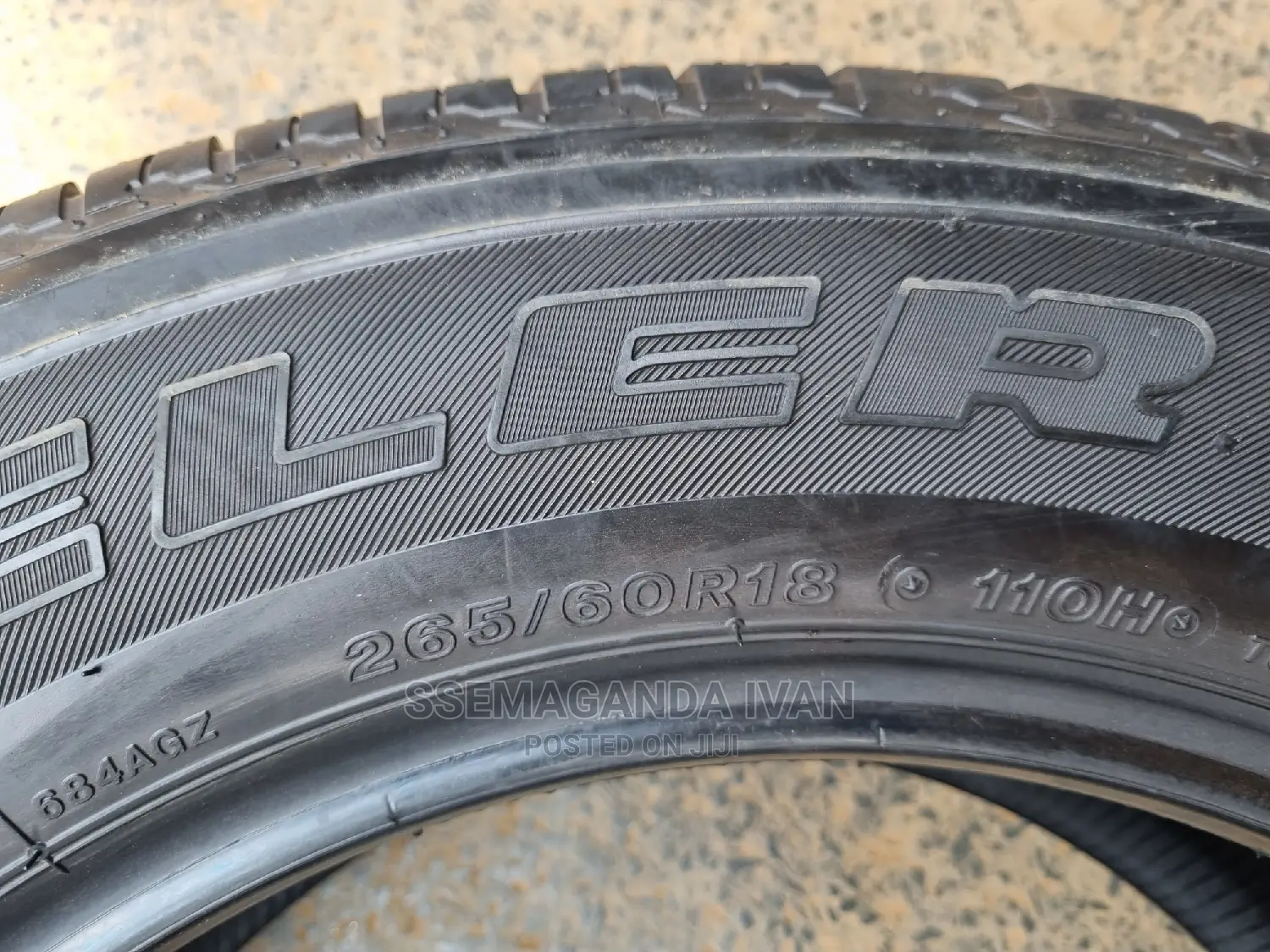 265/60r18 Bridgetone 2nd Hand